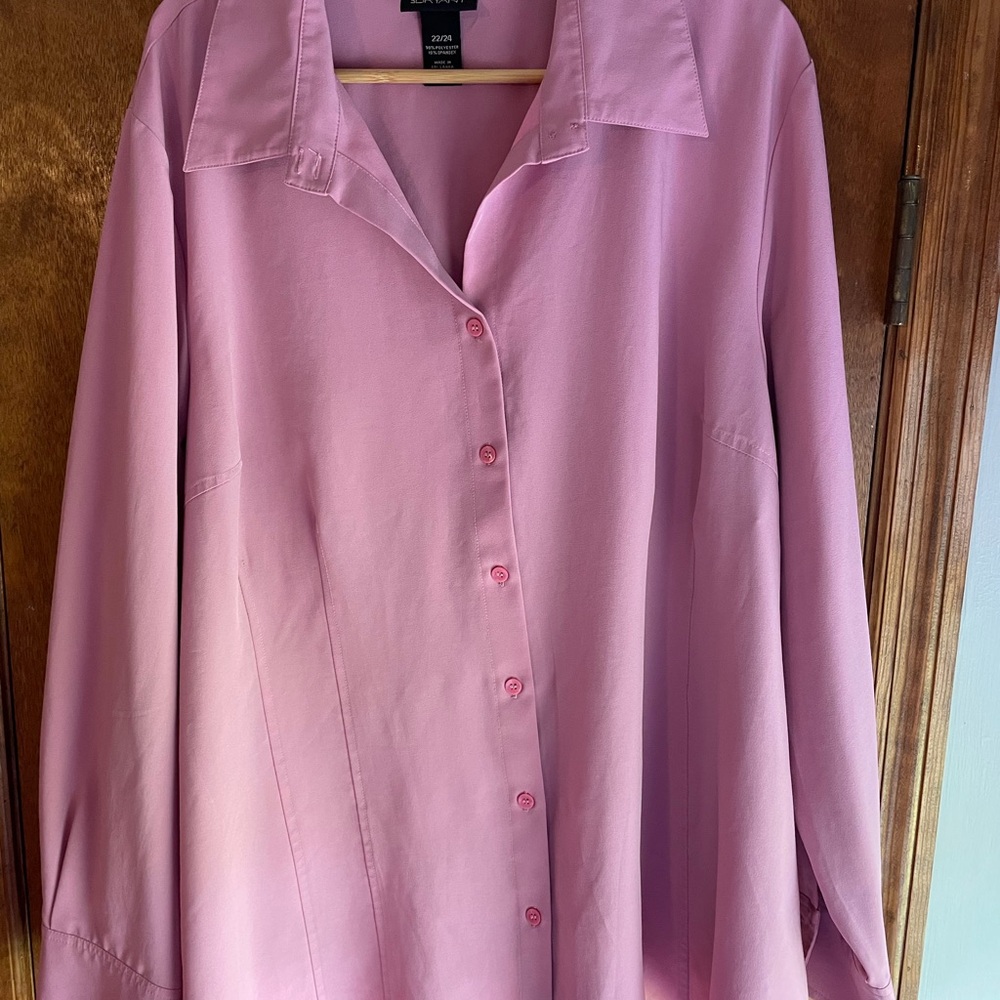 Lane Bryant Soft Pink Blouse